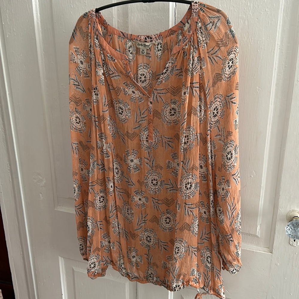 Lucky Brand peasant blouse